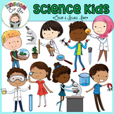 Science Kids Clip Art