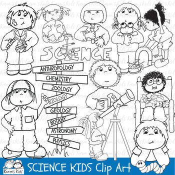 Science Kids Clipart (Karen's Kids Clipart) by Karen's Kids School Room