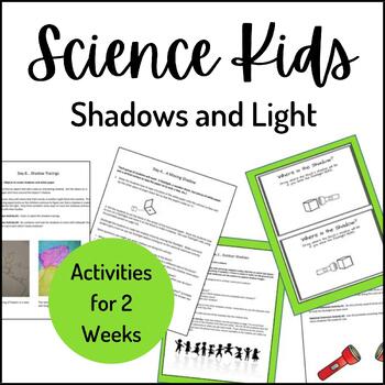 Preview of Shadows Science Unit for Preschool and Kindergarten