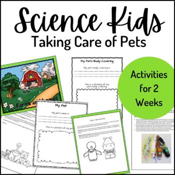Preview of What Animals Need Science Unit for Preschool and Kindergarten