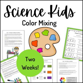 Preview of Color Mixing Science for Preschool and Kindergarten