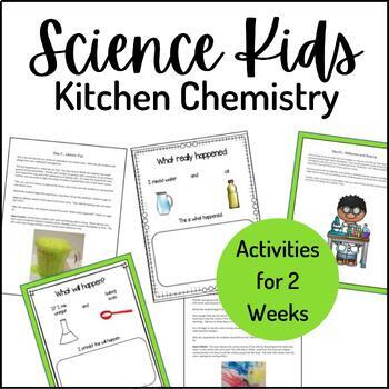 Preview of Kitchen Chemistry Science for Preschool and Kindergarten
