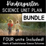 Science: Kindergarten Bundle with FOUR unit plans (all Sas
