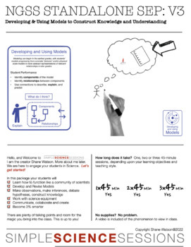 Preview of Science Lab Activity Developing Models with NGSS: Volume 3