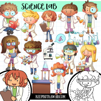 Preview of Science Lab Clip Art Collection