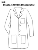 Science Lab Coat Coloring Page