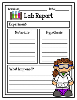 Science Lab Dramatic Play & Flip book by For A Rainy Day | TpT