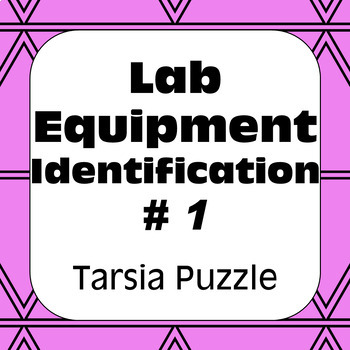 Preview of Science Lab Equipment #1 Identification Tarsia Puzzle Lab Safety/General Science