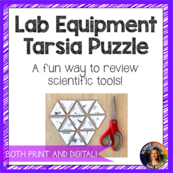 Preview of Science Lab Equipment Tarsia Puzzle
