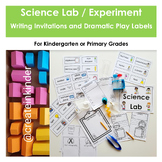 Science Lab / Experiment Writing Invitations and Dramatic 