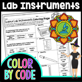 Science Lab Instruments Color By Number | Science Color By Number