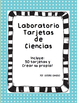 Preview of Science Lab Labels in Spanish 5th Grade