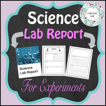 Preview of Science Lab Report - Template