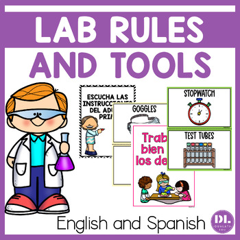 Preview of Science Lab Rules and Tools/ Reglas e Instrumentos del Laboratorio de Ciencias