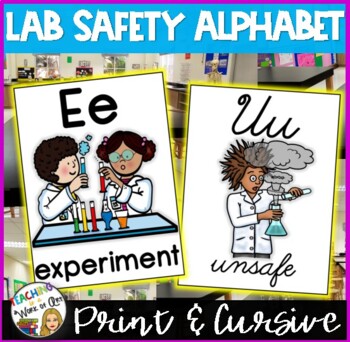 Preview of Science Lab Safety ALPHABET