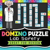 Science Lab Safety Activity - Domino Review Puzzle