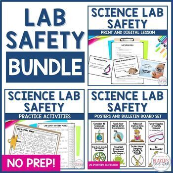 Preview of Science Lab Safety Bundle