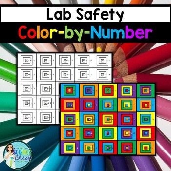Preview of Science Lab Safety Color-by-Number
