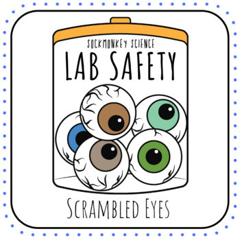 Preview of Science Lab Safety First Day of School Activity {SCRAMBLED EYES}