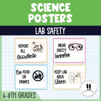 Science Lab Safety Posters by The Teachers Upstairs | TpT
