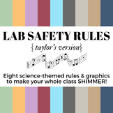 Science Lab Safety Posters (Taylor Swift Eras Tour Theme)