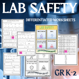 Science Lab Safety Printable Worksheets & Class Poster - L