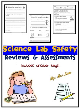Preview of Science Lab Safety Reviews and Assessments