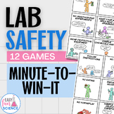 Science Lab Safety Rules Activity: Minute To Win It Game Stations