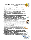 Science Lab Safety Rules (French Immersion/ Extended French)