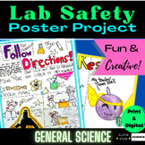 Science Lab Safety Rules Poster Project FUN STEM Creativit
