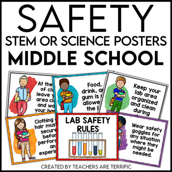 Science Safety Rules Posters for Older Students by Teachers Are Terrific