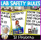 Science Lab Safety Rules Set
