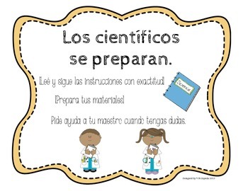 Preview of Reglas Para el Laboratorio-Ciencias Naturales-Safety Rules Posters SPANISH