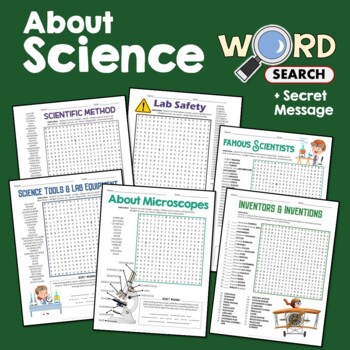 Lab Safety Scientific Method Scientist Word Search Vocabulary Activity ...