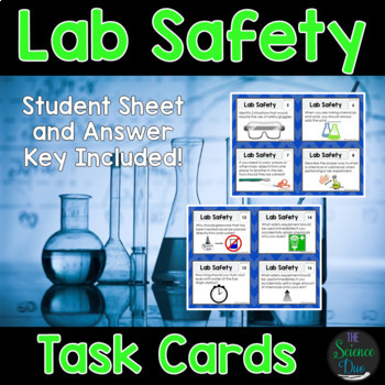 Preview of Science Lab Safety Task Cards