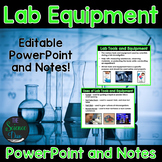 Science Lab Tools and Equipment - PowerPoint and Notes