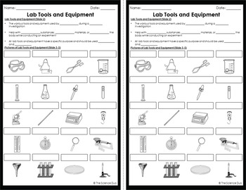 Music and science fusion with lab equipment and instruments