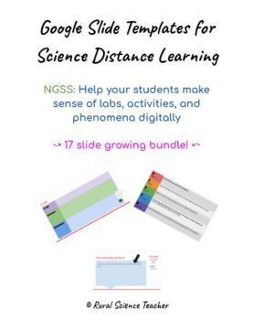 Preview of Science Lab or Phenomena Template for Google Slides - GROWING