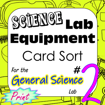 Preview of Science Laboratory Equipment 2 Structure Function Form Technique Card Sort Print
