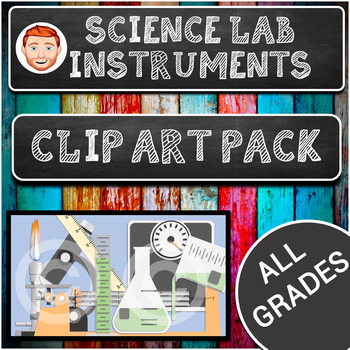 Preview of Science Laboratory Instruments Clip Art Pack