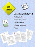 Science Laboratory Safety Unit - Lesson, Activities and Test