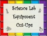 Science Laboratory Tools(Lab Equipment) Cut Up for Journal