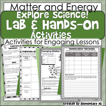 Science Labs and Explorations for Matter and Energy | TPT