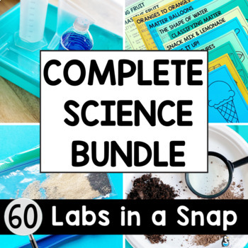 Preview of Science Labs in a Snap BUNDLE | 3rd Grade Science Experiments, Models, & STEM