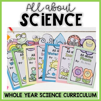 Preview of Science Lapbooks | Kindergarten Science Curriculum Activities