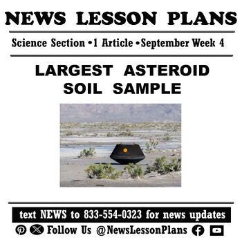 Preview of Science_Largest Asteroid Soil Sample_Current Event News Article Reading_2023