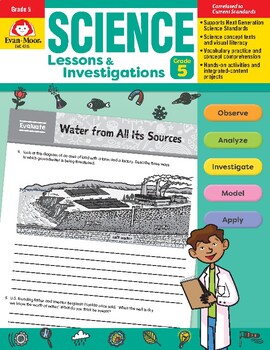 Science Lessons and Investigations, Grade 5 by Evan-Moor Educational