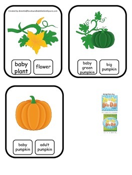 Science Life Cycle of a Pumpkin Word Clip it Cards preschool homeschool ...