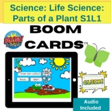 Science: Life Science: Parts of a Plant S1L1 Boom Cards