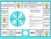 Science Light and Shadow Spinner Game Board